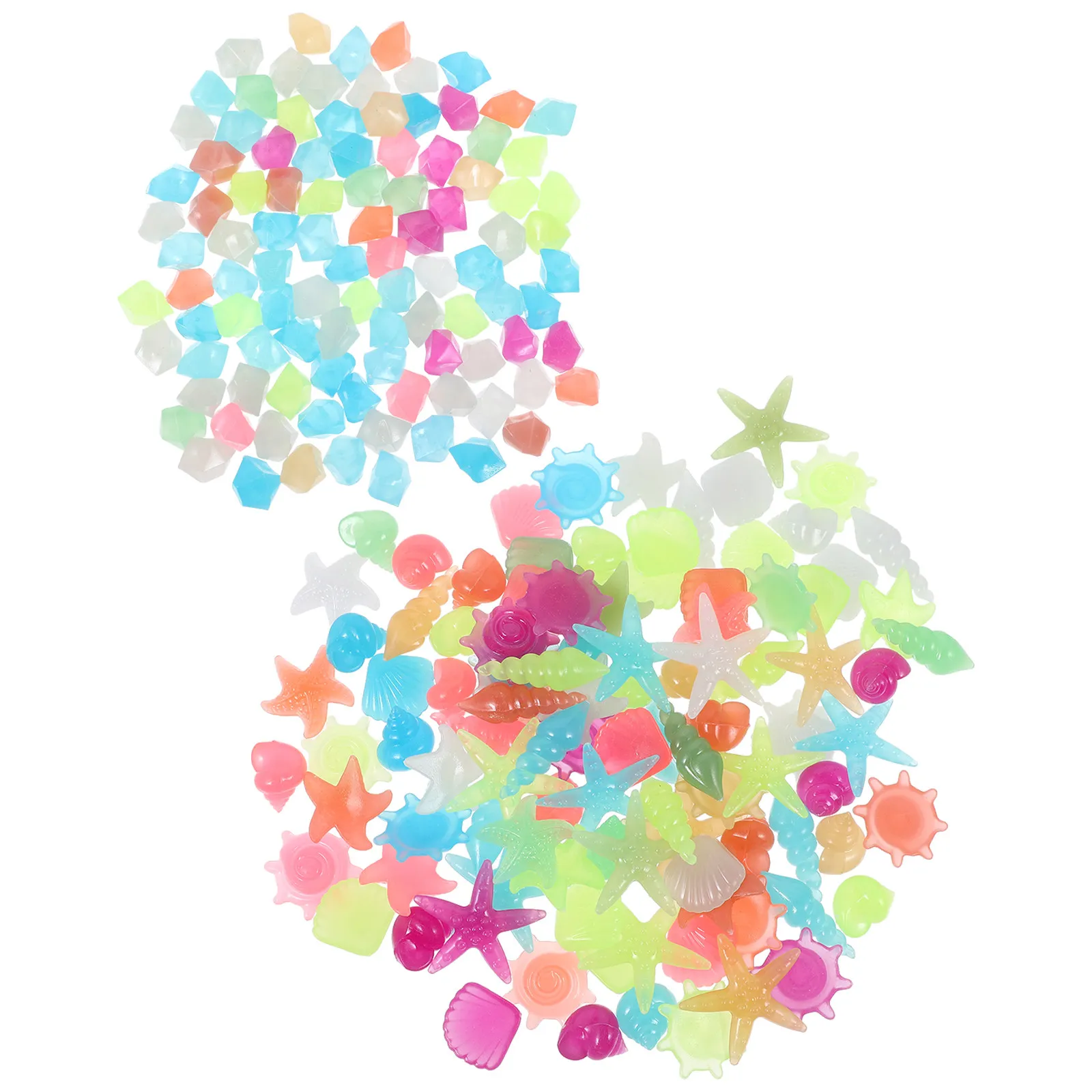 200Pcs Glow in The Dark Decorative Aquarium Stones Luminous Colorful Pebbles for Fish Tank Desktop Flowerpot Glow Rocks
200Pcs Glow in The Dark Decorative Aquarium Stones Luminous Colorful Pebbles for Fish Tank Desktop Flowerpot Glow Rocks