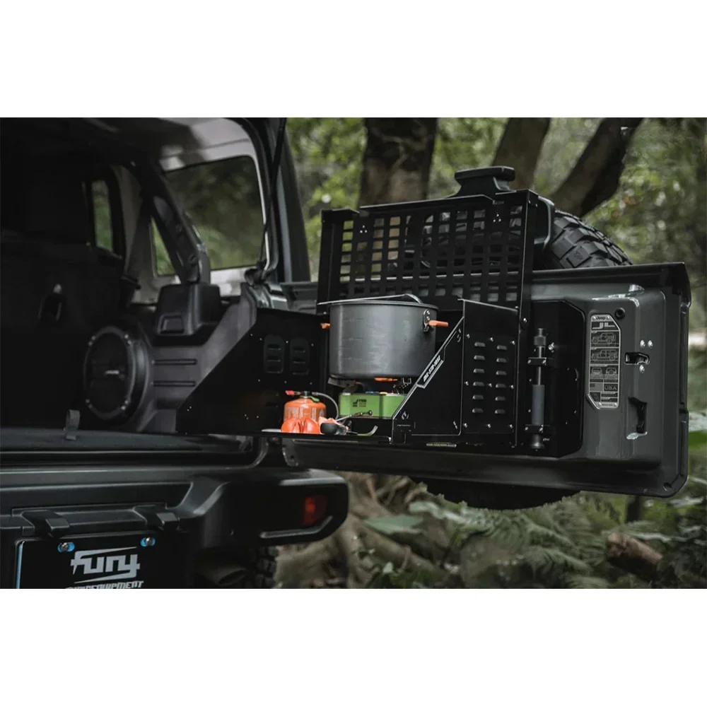 engraver tailgate foldable table for Jeep Wrangler manufacture accessories tailgate cooking table
engraver tailgate foldable table for Jeep Wrangler manufacture accessories tailgate cooking table