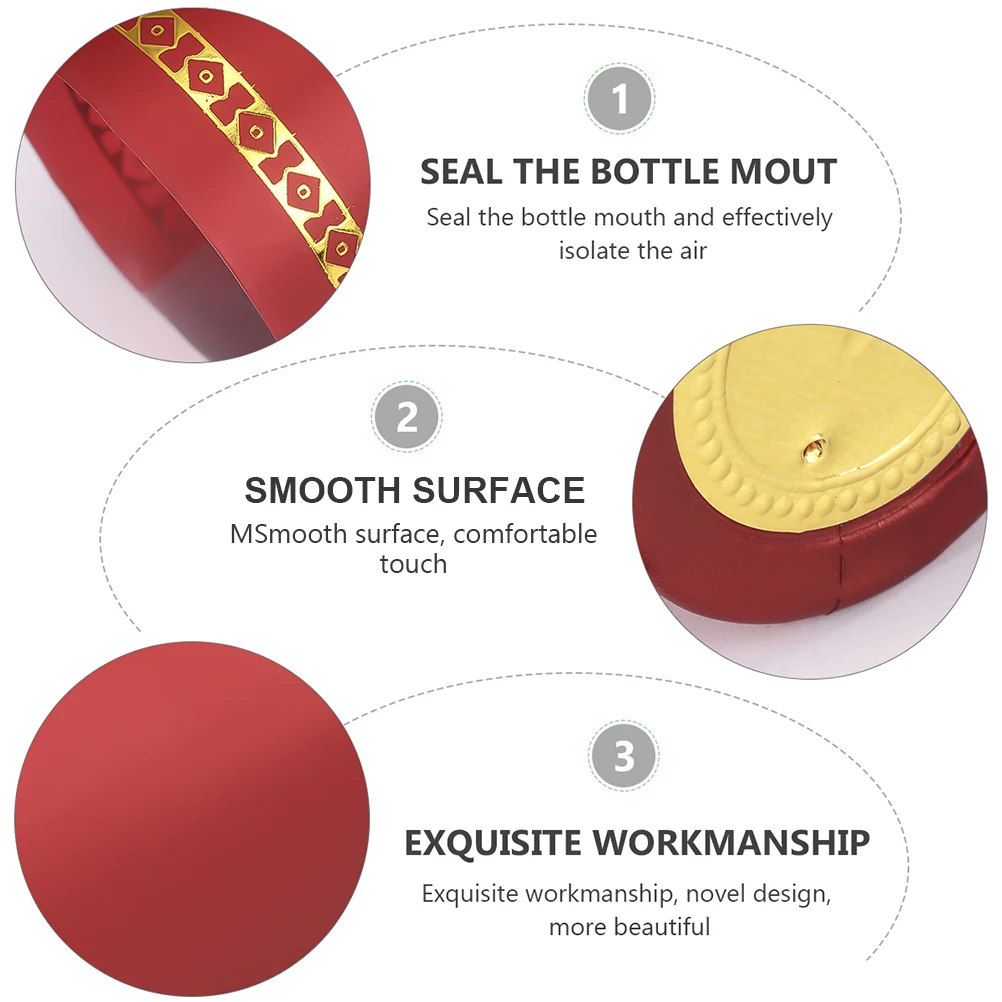 200pcs Sealing Film 32mm Red Pattern Heat Shrink Cap for Bottle Decoration PVC Plastic Empty Bottle Cover
200pcs Sealing Film 32mm Red Pattern Heat Shrink Cap for Bottle Decoration PVC Plastic Empty Bottle Cover
