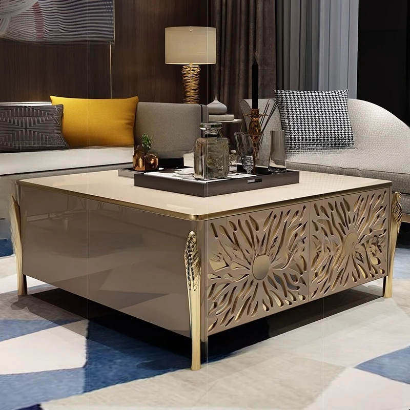 Light luxury coffee table post-modern stainless steel minimalist TV cabinet combination marble furniture living room rectangular
Light luxury coffee table post-modern stainless steel minimalist TV cabinet combination marble furniture living room rectangular
