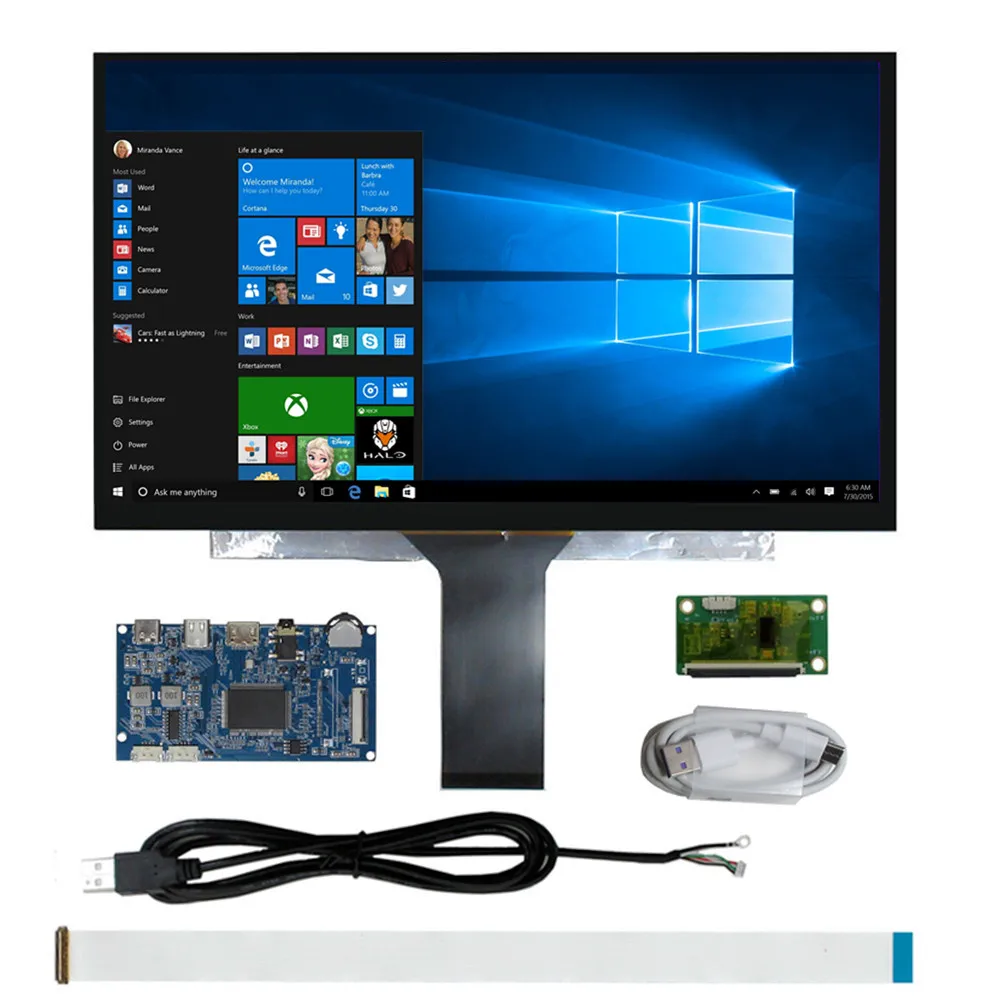 11,6-дюймовый ЖК-экран 1920x1080, плата контроллера драйвера, Type-C/HDMI-совместимый модуль сенсорного дисплея Banana/Raspberry Pi
11,6-дюймовый ЖК-экран 1920x1080, плата контроллера драйвера, Type-C/HDMI-совместимый модуль сенсорного дисплея Banana/Raspberry Pi