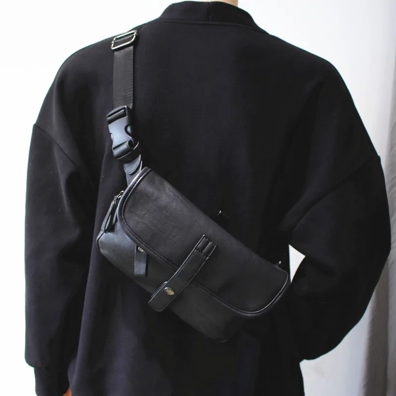 2024 New Black Fashion Street-Style Men's Crossbody Bag Casual Leisure Shoulder Bag Trendy Waist Bag Backpack for Youth
2024 New Black Fashion Street-Style Men's Crossbody Bag Casual Leisure Shoulder Bag Trendy Waist Bag Backpack for Youth