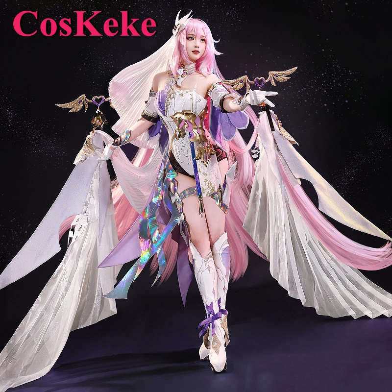 CosKeke Elysia Game Honkai Impact 3, костюмы для косплея, великолепное элегантное торжественное платье, женская одежда для ролевых игр на Хэллоуин
CosKeke Elysia Game Honkai Impact 3, костюмы для косплея, великолепное элегантное торжественное платье, женская одежда для ролевых игр на Хэллоуин