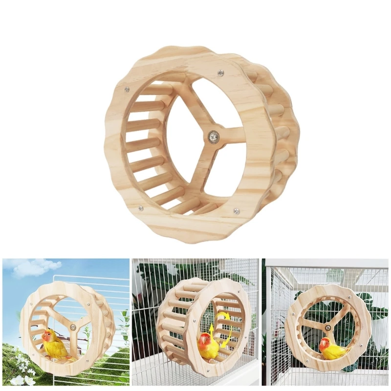 Birdcage Training Wheel Enriching Rotating Wheel Bird Activity Toy Cage Accessories for Conures Lovebirds Exercise Y5GB
Birdcage Training Wheel Enriching Rotating Wheel Bird Activity Toy Cage Accessories for Conures Lovebirds Exercise Y5GB