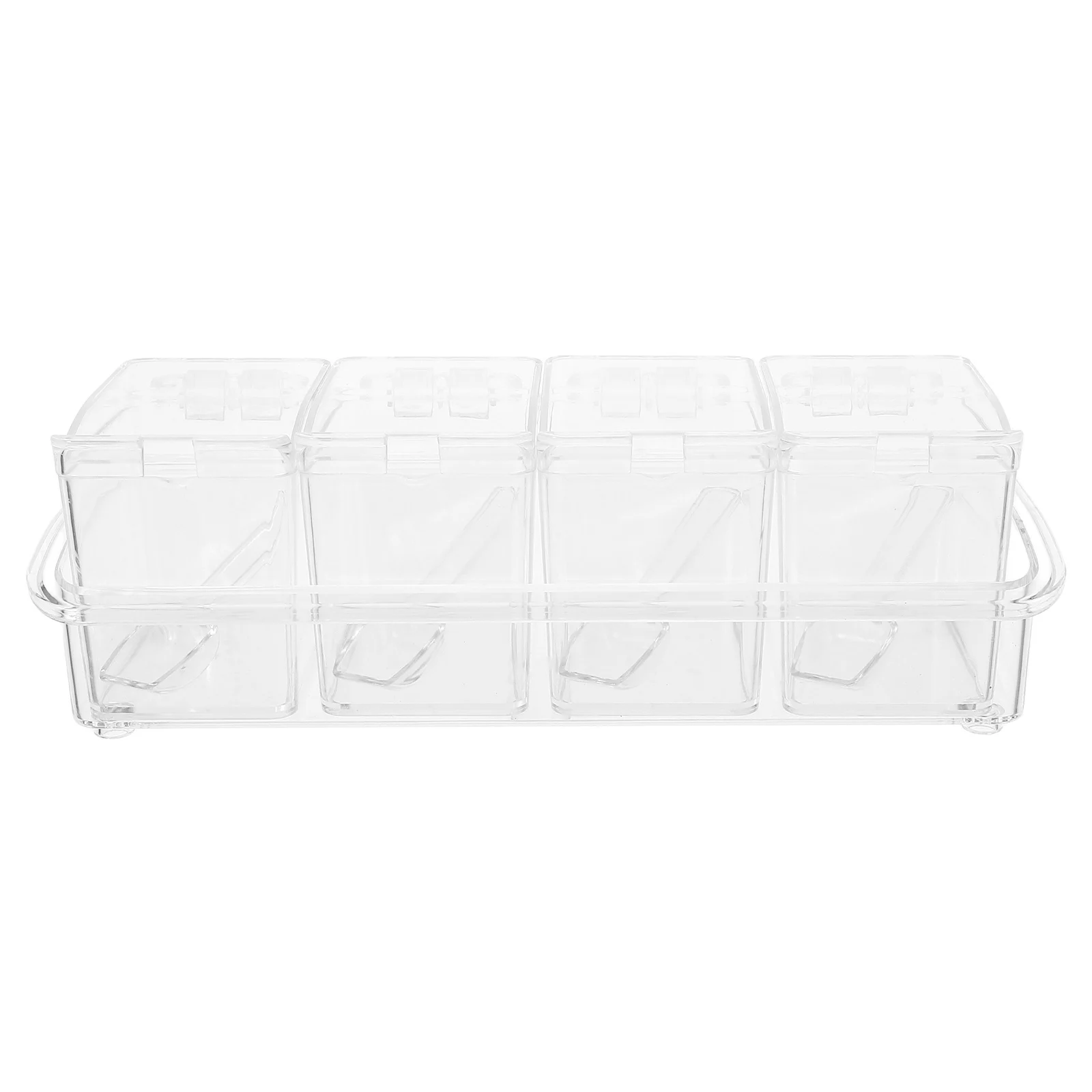 Seasoning Box Clear 4in1 Spice Containers Spoon Sealed Kitchen Condiment ganizer Sauce Jars Plastic Bottle Set Storage
Seasoning Box Clear 4in1 Spice Containers Spoon Sealed Kitchen Condiment ganizer Sauce Jars Plastic Bottle Set Storage