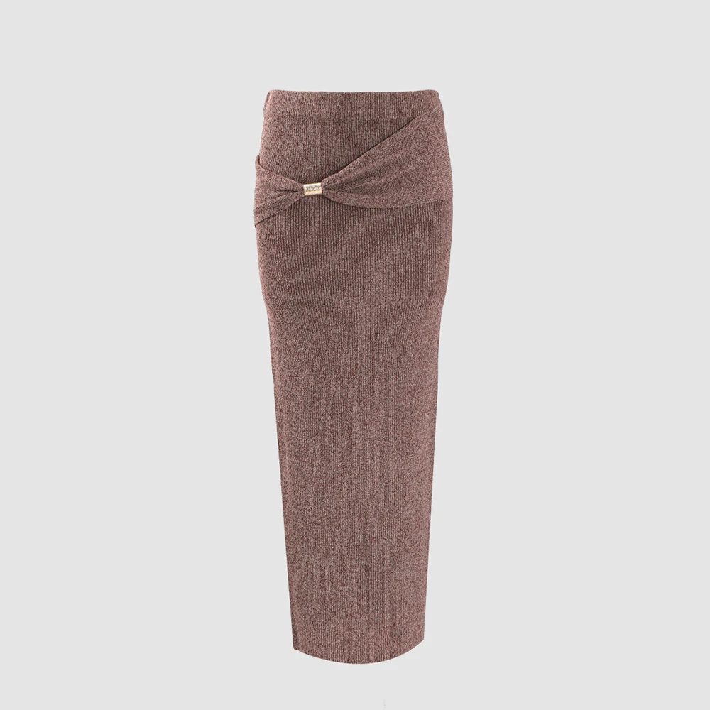 Rayon-Blend Metallic-Embellished Women's Skirt Minimalist Elegant Commuter Pencil Skirt Spring 2026 New Arrival Y2K Style
Rayon-Blend Metallic-Embellished Women's Skirt Minimalist Elegant Commuter Pencil Skirt Spring 2026 New Arrival Y2K Style
