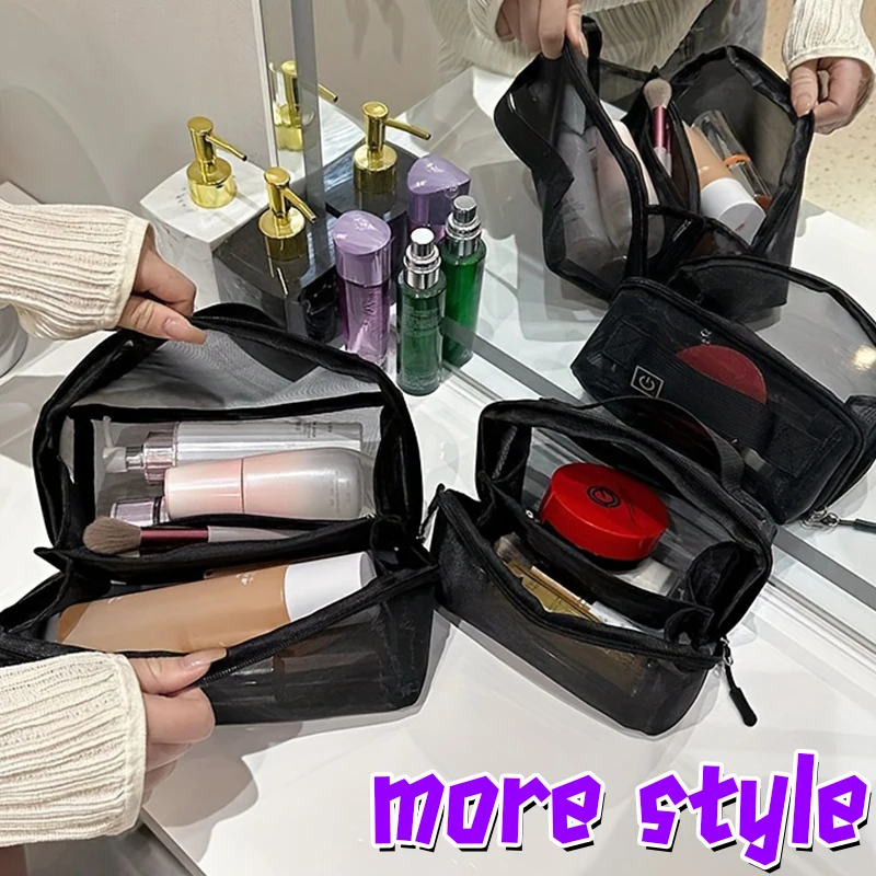 Портативная сетчатая прозрачная косметичка, косметичка для женщин, дорожный органайзер на молнии для макияжа, сумка для хранения туалетных принадлежностей, косметичка
Портативная сетчатая прозрачная косметичка, косметичка для женщин, дорожный органайзер на молнии для макияжа, сумка для хранения туалетных принадлежностей, косметичка