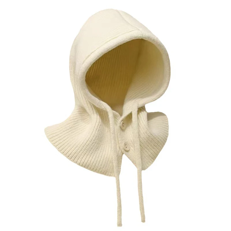 Winter Balaclava Hats for Women Unisex Knitted Hooded Caps Outdoor Warmer Drawstring Hat One-Piece Neck Collar Beanies
Winter Balaclava Hats for Women Unisex Knitted Hooded Caps Outdoor Warmer Drawstring Hat One-Piece Neck Collar Beanies
