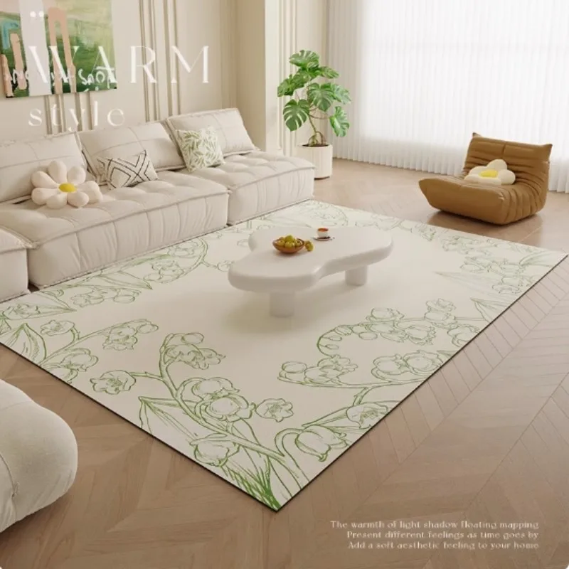 VIKAMA Summer Green Lily Of The Valley Bedroom Carpet, Sofa, Bedside Floor Mat, Furniture Decoration
VIKAMA Summer Green Lily Of The Valley Bedroom Carpet, Sofa, Bedside Floor Mat, Furniture Decoration