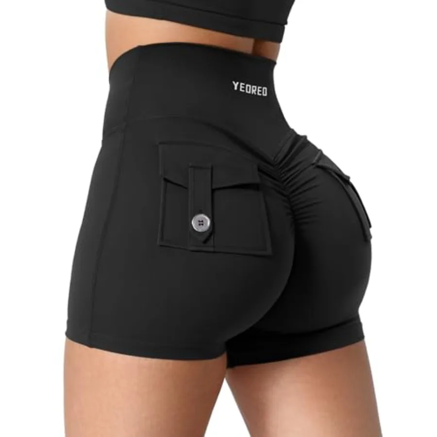 YEOREO CoreFlex Scrunch Workout Shorts with Pockets Charm Gym Biker Shorts for Women High Waisted Booty Yoga
YEOREO CoreFlex Scrunch Workout Shorts with Pockets Charm Gym Biker Shorts for Women High Waisted Booty Yoga