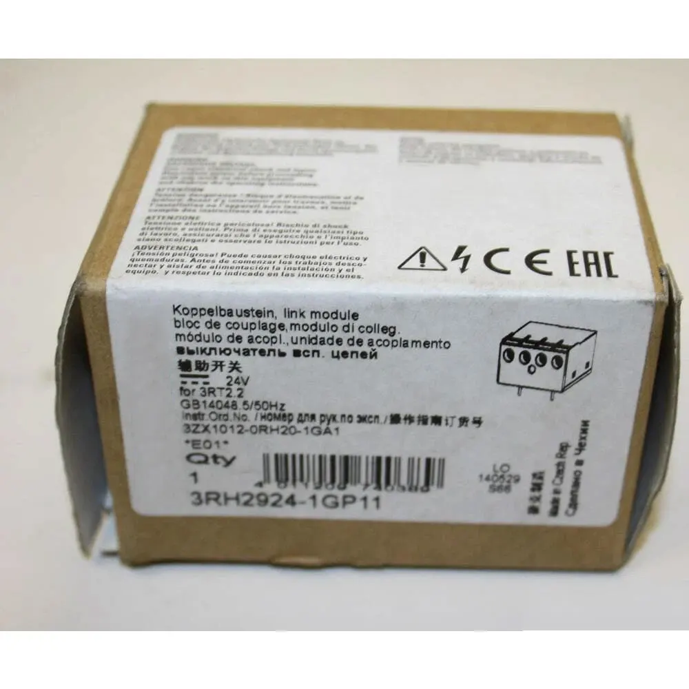 Brand New 3RH2924-1GP11 3RH2 924-1GP11 Warranty One-year
Brand New 3RH2924-1GP11 3RH2 924-1GP11 Warranty One-year