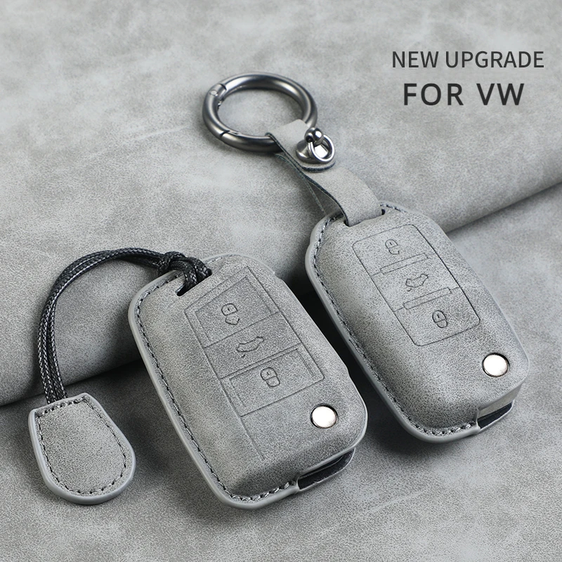Leather Car Key Cover Case for VW Volkswagen Tiguan MK1 MK2 Magotan Passat B5 B8 Polo Golf 4 5 6 7 Mk7 Jetta POLO Eos Scirocco
Leather Car Key Cover Case for VW Volkswagen Tiguan MK1 MK2 Magotan Passat B5 B8 Polo Golf 4 5 6 7 Mk7 Jetta POLO Eos Scirocco