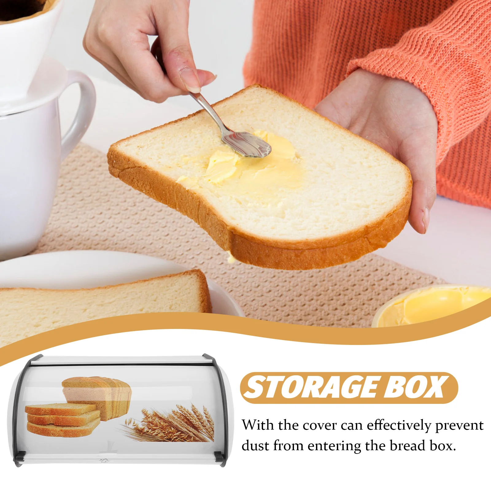 Прочная коробка для хлеба, контейнер для хранения, бытовой металлический кухонный органайзер, закуски, фрукты, посуда, пылезащитный чехол, широкое основание, столешница
Прочная коробка для хлеба, контейнер для хранения, бытовой металлический кухонный органайзер, закуски, фрукты, посуда, пылезащитный чехол, широкое основание, столешница