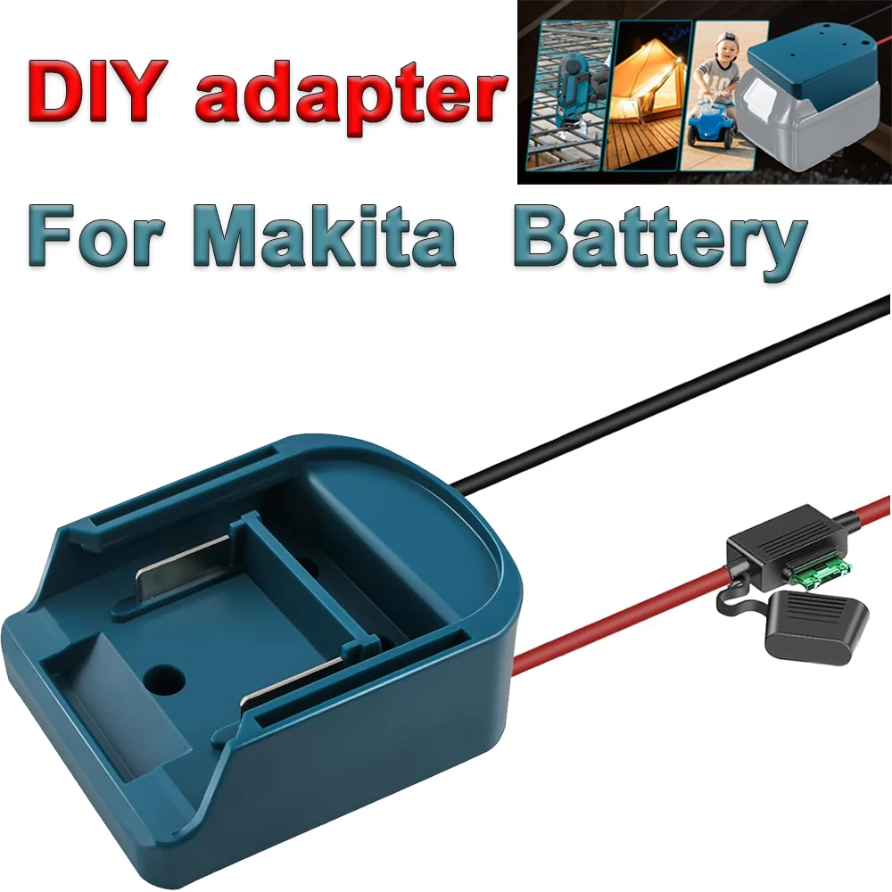 Power Wheel Adapter for Makita 18V Battery – ON/Off Switch, Converter for DIY Ride On Truck, RC Toys, Robotics & Work Lights
Power Wheel Adapter for Makita 18V Battery – ON/Off Switch, Converter for DIY Ride On Truck, RC Toys, Robotics & Work Lights