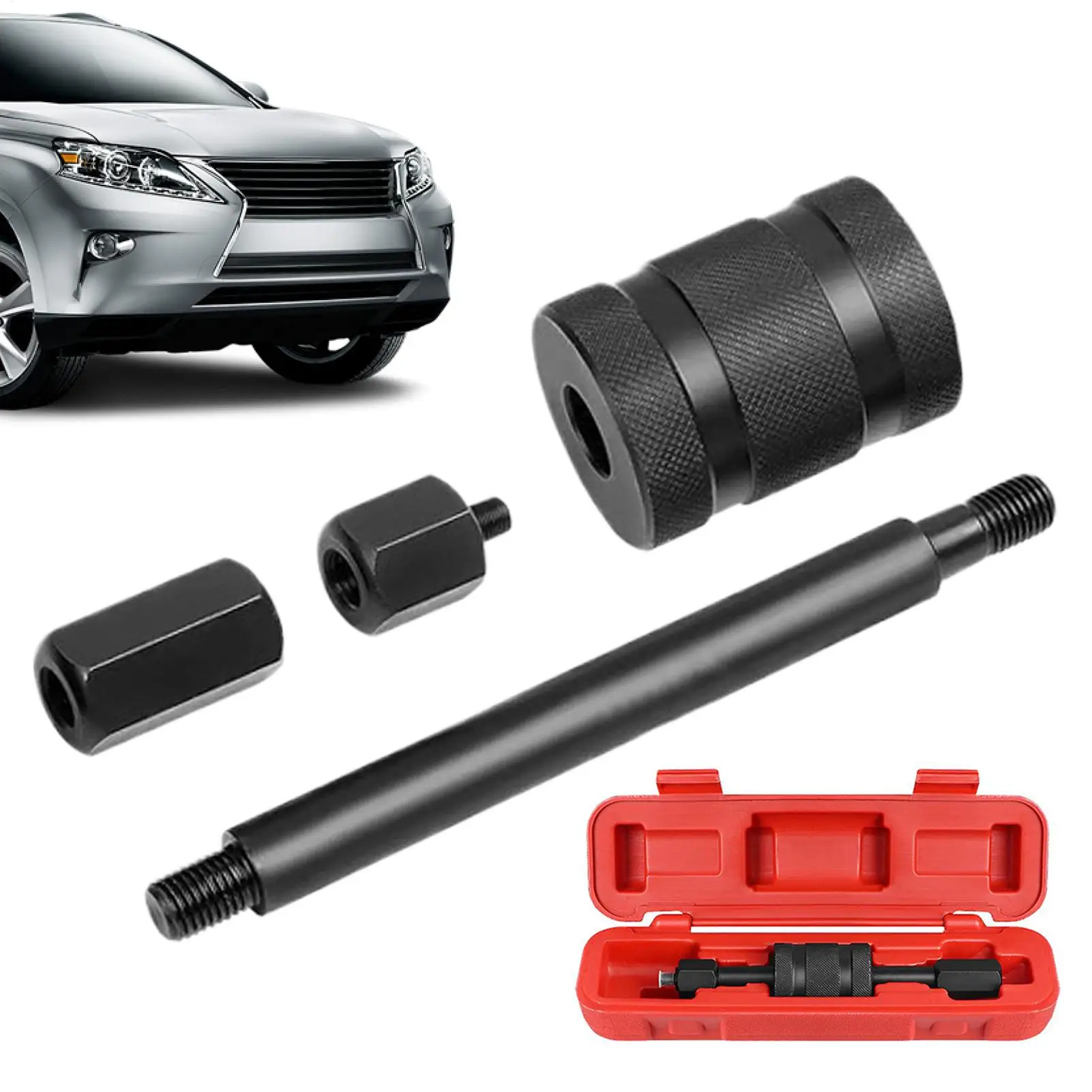 Injector Puller Common Rail Injector Remover with Slide Hammer Carbon Steel Puller for Mechanics Install Disassembly Vehicle
Injector Puller Common Rail Injector Remover with Slide Hammer Carbon Steel Puller for Mechanics Install Disassembly Vehicle