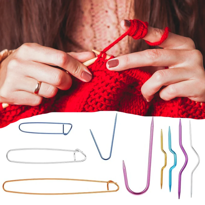 Sewing U-pins Needlecraft Blocking Pins Cable Needles Stitch Holders Safety Pin Brooch Weaving Needle Sweater Knitting Tool
Sewing U-pins Needlecraft Blocking Pins Cable Needles Stitch Holders Safety Pin Brooch Weaving Needle Sweater Knitting Tool