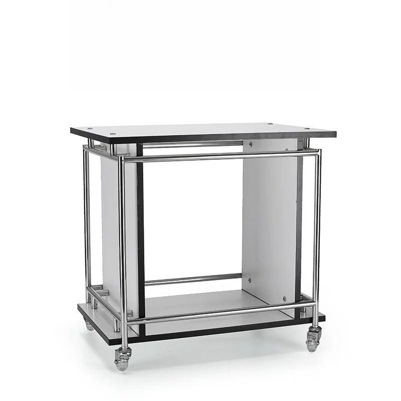 Medieval Bauhaus stainless steel trolley mobile rack storage cabinet bedside table with wheels living room side exhibition
Medieval Bauhaus stainless steel trolley mobile rack storage cabinet bedside table with wheels living room side exhibition