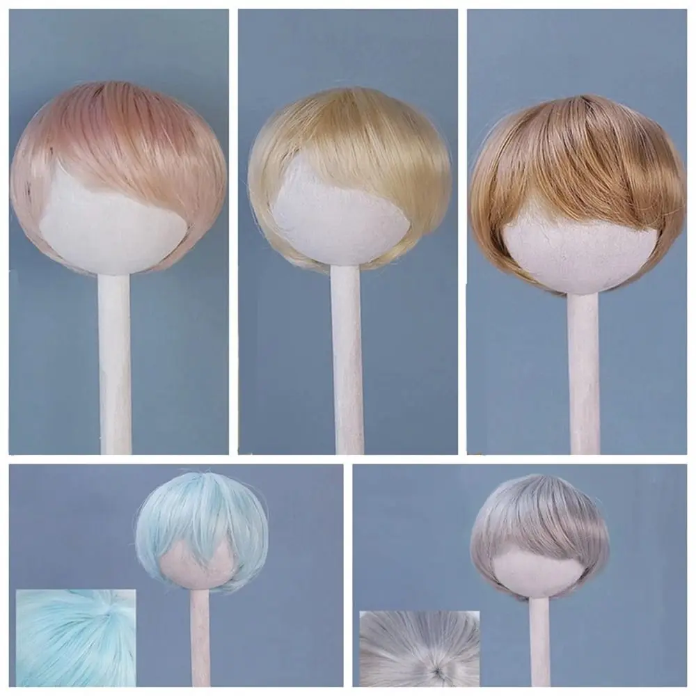 Kids Toy High Temperature Fiber Doll Wig Black Gold Grey Blue 1/6 Doll Wig Multi-color Dress Up Doll Short Hair Wig For Girls
Kids Toy High Temperature Fiber Doll Wig Black Gold Grey Blue 1/6 Doll Wig Multi-color Dress Up Doll Short Hair Wig For Girls