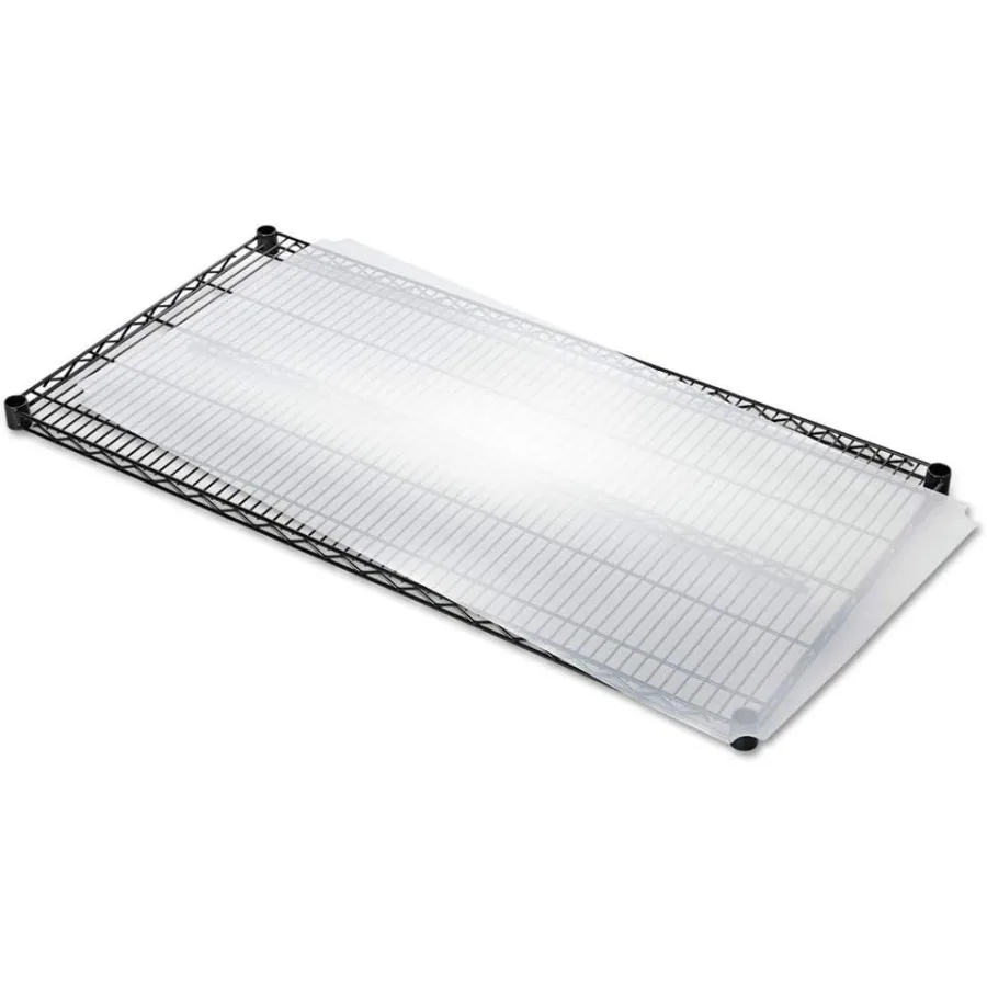 ALESW59SL4824 Plastic 48 in. x 24 in. Shelf Liners For Wire Shelving Clear 4 Pack
ALESW59SL4824 Plastic 48 in. x 24 in. Shelf Liners For Wire Shelving Clear 4 Pack