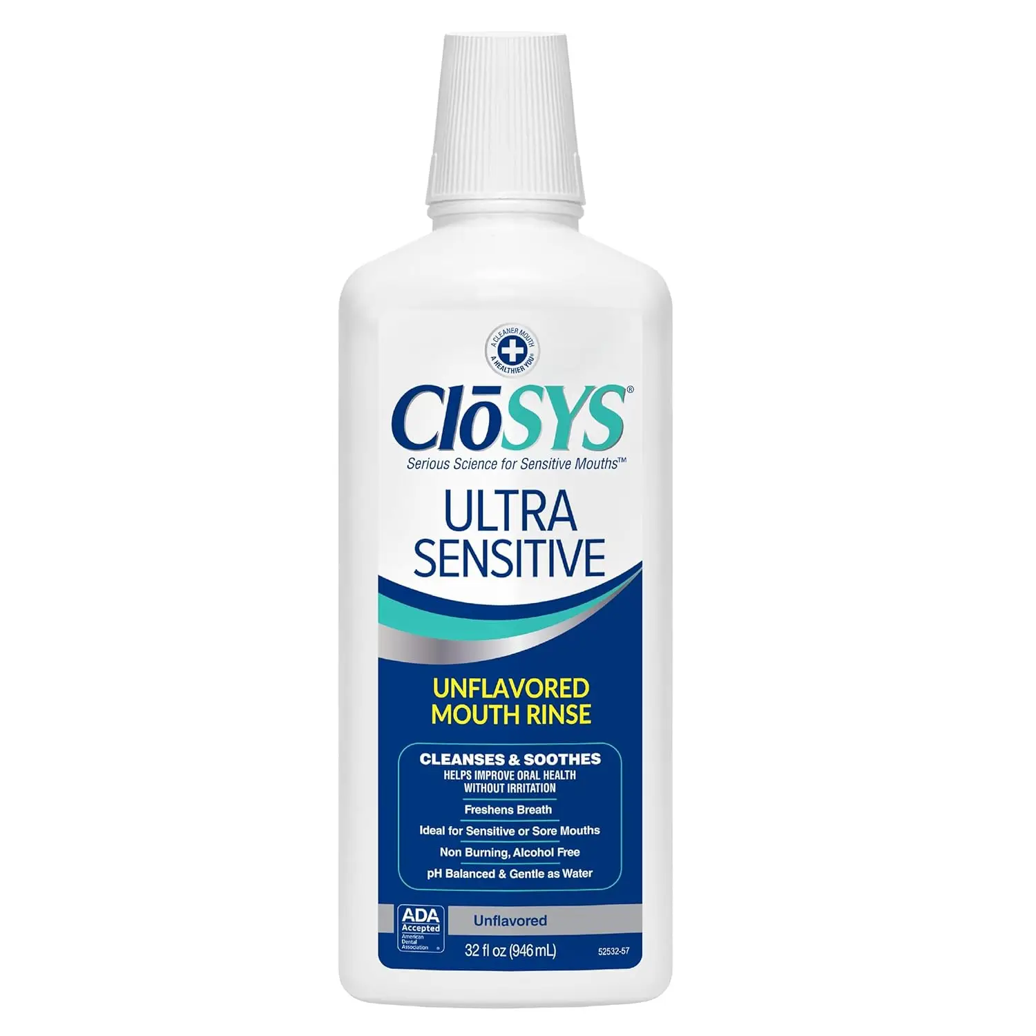 Alcohol-Free Mouthwash 32oz, pH Balanced, Dye-Free, Unflavored, Soothes Sensitive Mouths
Alcohol-Free Mouthwash 32oz, pH Balanced, Dye-Free, Unflavored, Soothes Sensitive Mouths
