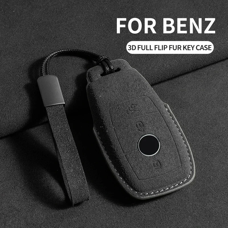 Suede Car Remote Key Case Cover Shell for Mercedes Benz A C E S G Class GLC CLE CLA W177 W205 W213 W222 X167 AMG Keyless Key Fob
Suede Car Remote Key Case Cover Shell for Mercedes Benz A C E S G Class GLC CLE CLA W177 W205 W213 W222 X167 AMG Keyless Key Fob
