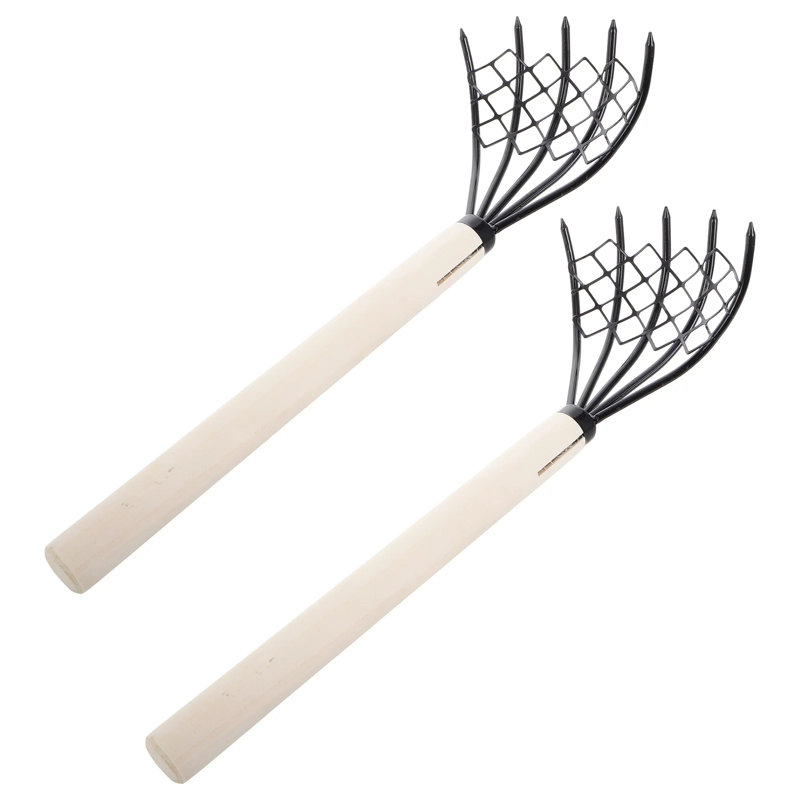2pcs Seafood Digging Rake Wood Handle Iron Beach Tool Portable 5 Tine Claw Rake For Shell Oyster Harvesting Garden Soil
2pcs Seafood Digging Rake Wood Handle Iron Beach Tool Portable 5 Tine Claw Rake For Shell Oyster Harvesting Garden Soil
