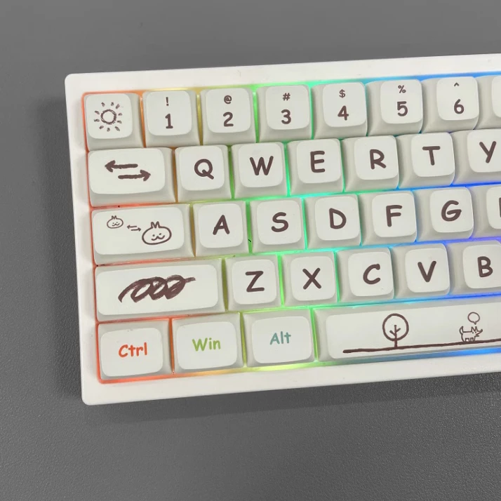 Graffiti Daydream Theme XDA Height 127 Thermal Sublimation PBT Keycap Adaptation
Graffiti Daydream Theme XDA Height 127 Thermal Sublimation PBT Keycap Adaptation