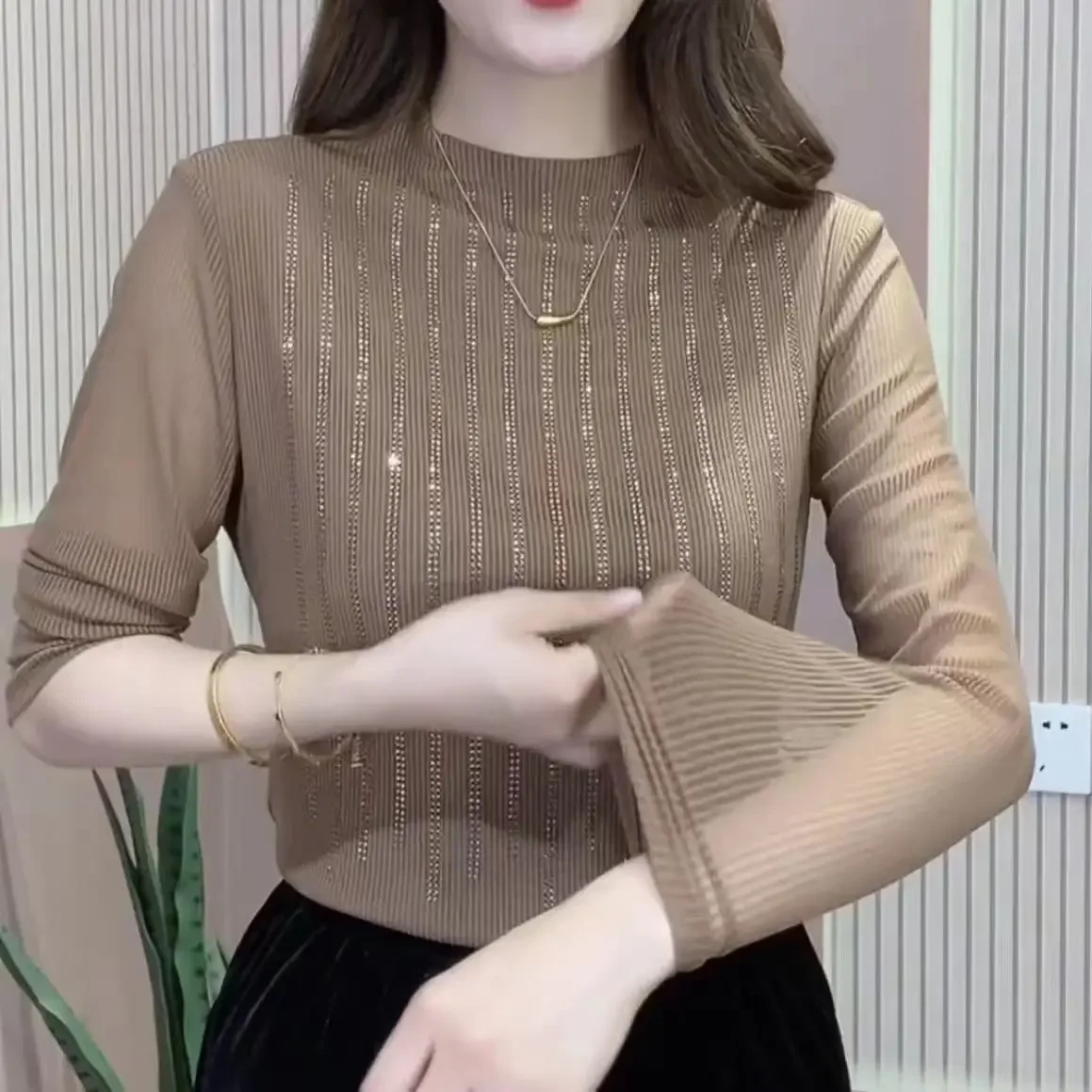 2024 Brand New Women's Round Collar Long Sleeve Women T Shirt Woman T-shirts for Female Slim Bottoming Tshirt Tops Tees T390
2024 Brand New Women's Round Collar Long Sleeve Women T Shirt Woman T-shirts for Female Slim Bottoming Tshirt Tops Tees T390