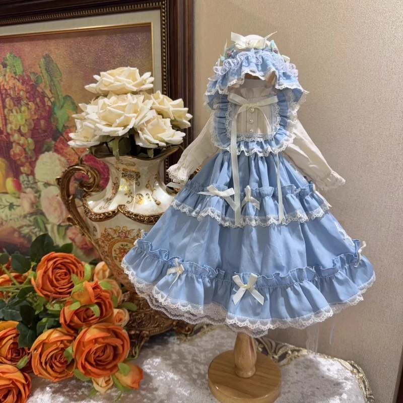 bjd Doll clothes fit into 1/3 1/4 1/6 blythe size long sleeve lace bow long skirt dress doll accessories
bjd Doll clothes fit into 1/3 1/4 1/6 blythe size long sleeve lace bow long skirt dress doll accessories