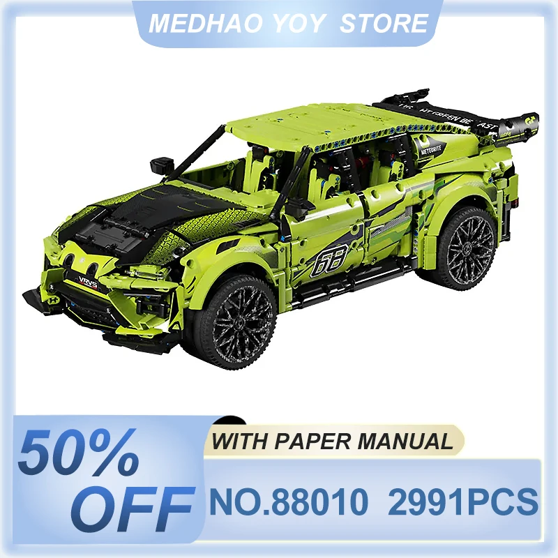 MOYU 88010 Technology machinery Super Off-road vehicle DIY 911GTR Model Building Bricks Blocks Puzzle Toy Christmas Cift For Kid
MOYU 88010 Technology machinery Super Off-road vehicle DIY 911GTR Model Building Bricks Blocks Puzzle Toy Christmas Cift For Kid