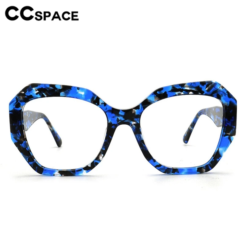 Luxury Reading Glasses For Woman High Quality Polygonal Plate Frame Optical Prescription Eyeglasses Retro Blue PrintThickGlasses
Luxury Reading Glasses For Woman High Quality Polygonal Plate Frame Optical Prescription Eyeglasses Retro Blue PrintThickGlasses