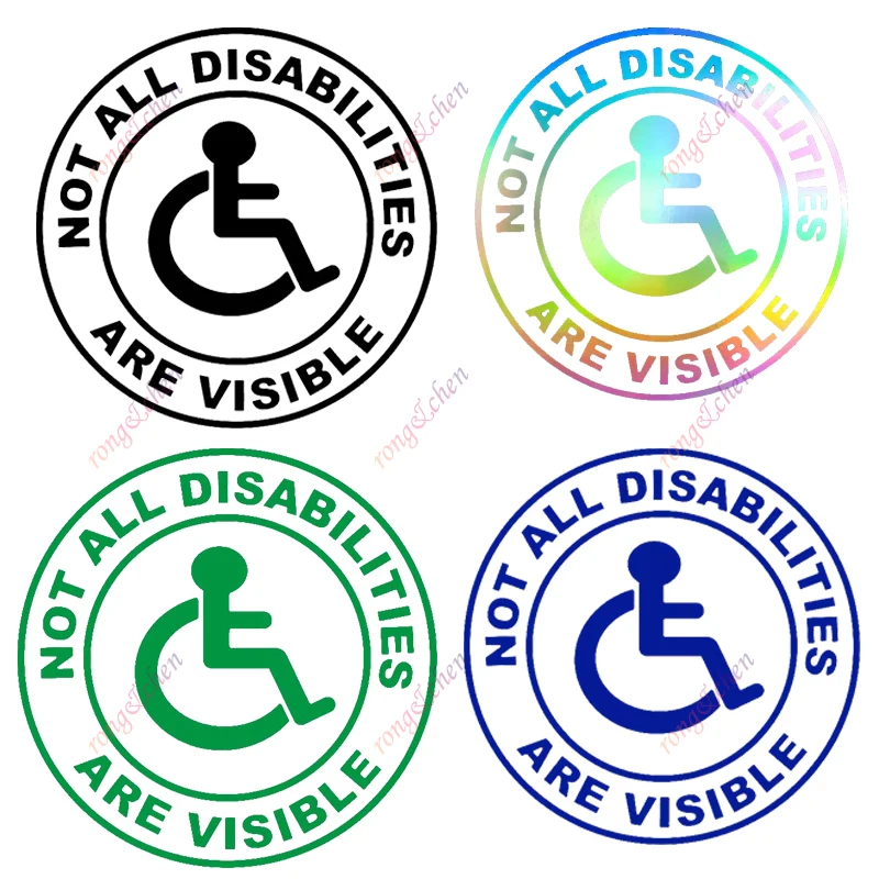 Creative Car Sticker Not All Disabilities Are Visible for Car Motorcycle Racing Helmet Laptop Trunk Body Car Window PVC Decals
Creative Car Sticker Not All Disabilities Are Visible for Car Motorcycle Racing Helmet Laptop Trunk Body Car Window PVC Decals