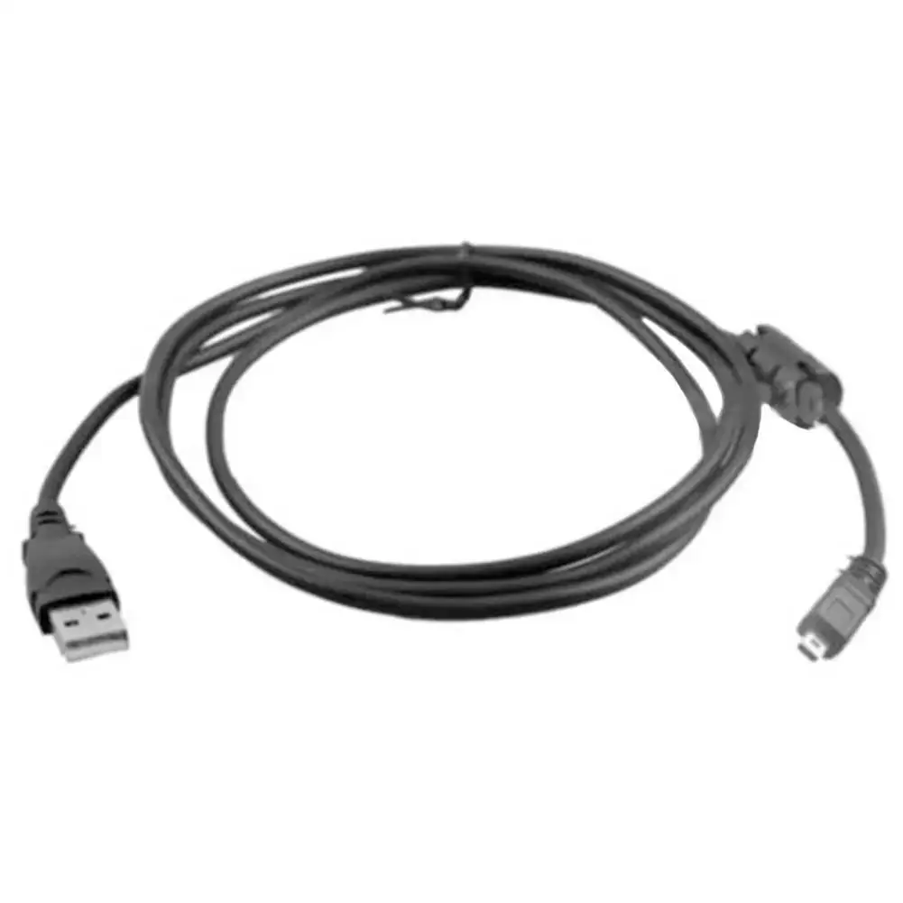 Black 6ft USB 2.0 Type A Male to Mini B 8 Pin Flat Male Camera USB Data Cable Cord for Nikon Coolpix Pentax Optio FinePix
Black 6ft USB 2.0 Type A Male to Mini B 8 Pin Flat Male Camera USB Data Cable Cord for Nikon Coolpix Pentax Optio FinePix