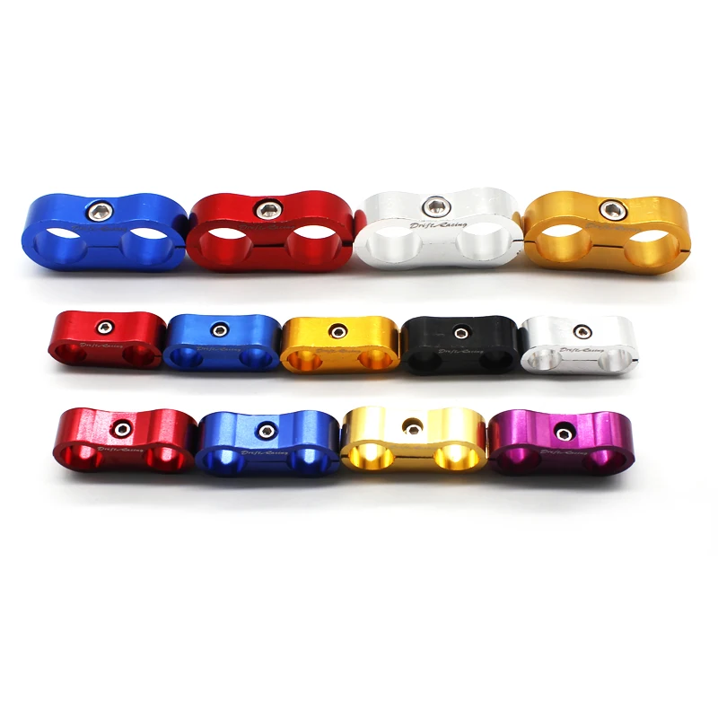 1Pcs Aluminum Stepped Billet Dual AN12 22MM /AN10 19MM /AN8 16MM /AN6 13MM Braided Hose Separator Clamp Cable Fastener
1Pcs Aluminum Stepped Billet Dual AN12 22MM /AN10 19MM /AN8 16MM /AN6 13MM Braided Hose Separator Clamp Cable Fastener