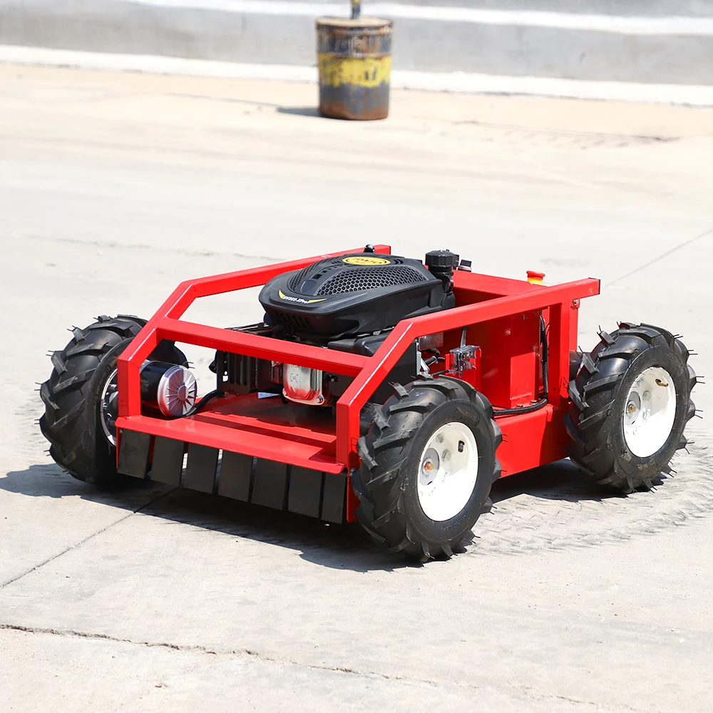 Agricultural And Forestry Equipment Robot Zero Turn Flail Crawler 225CC Remote Control Lawn Mower
Agricultural And Forestry Equipment Robot Zero Turn Flail Crawler 225CC Remote Control Lawn Mower