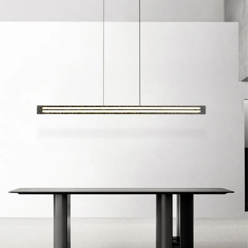 All-copper Italian minimalist dining room light bar creative high-end luxury personality Nordic post-modern island
All-copper Italian minimalist dining room light bar creative high-end luxury personality Nordic post-modern island