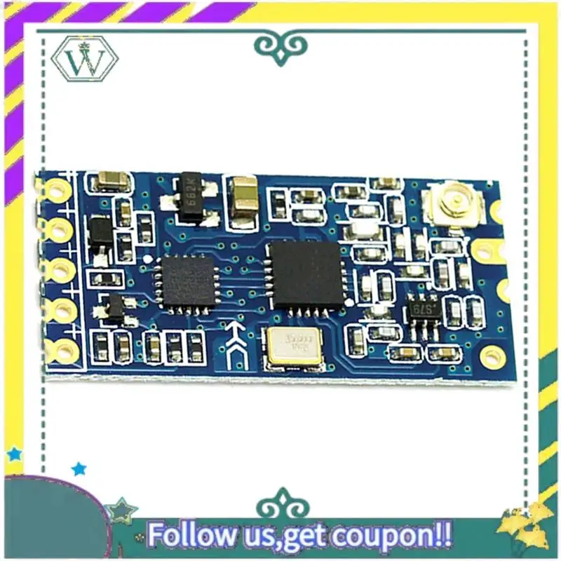 NEW HC-12 433Mhz Module SI4463 Wireless Serial Port Module HC-12 Wireless Serial Port Module
NEW HC-12 433Mhz Module SI4463 Wireless Serial Port Module HC-12 Wireless Serial Port Module