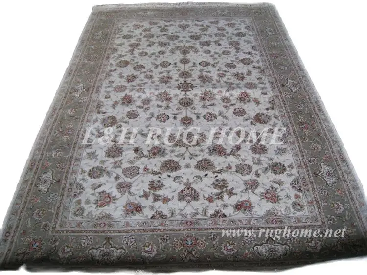 Free shipping 6'X9' 160 Line Wool and silk Oriental Persian carpet hand knotted carpet / rug for home decoration
Free shipping 6'X9' 160 Line Wool and silk Oriental Persian carpet hand knotted carpet / rug for home decoration