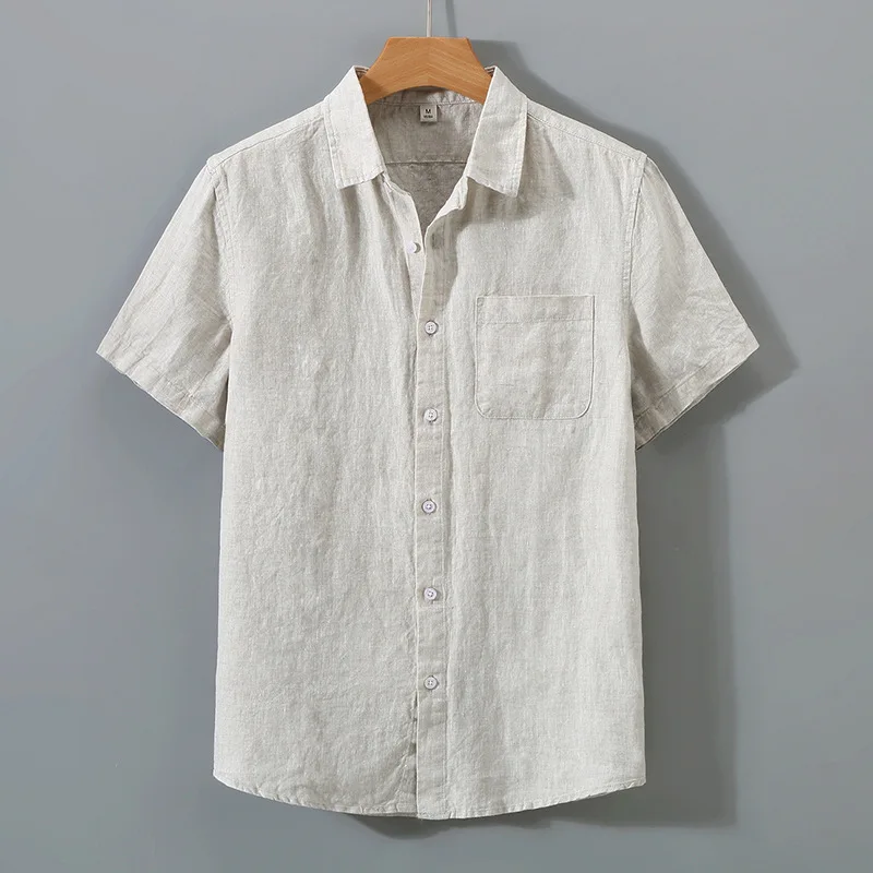 Men's Pure Color Linen irt ort Sve Lightweight Breathable Summer Casual Top Vintage Sle Thin Fabric M Upper Body
Men's Pure Color Linen irt ort Sve Lightweight Breathable Summer Casual Top Vintage Sle Thin Fabric M Upper Body