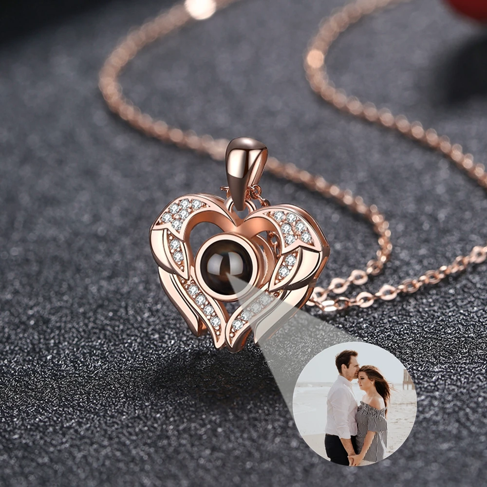 Heart Pendant Necklace Custom Photo Projection Photo Necklace for Women 925 Silver Chain Birthday Personalized Gift
Heart Pendant Necklace Custom Photo Projection Photo Necklace for Women 925 Silver Chain Birthday Personalized Gift