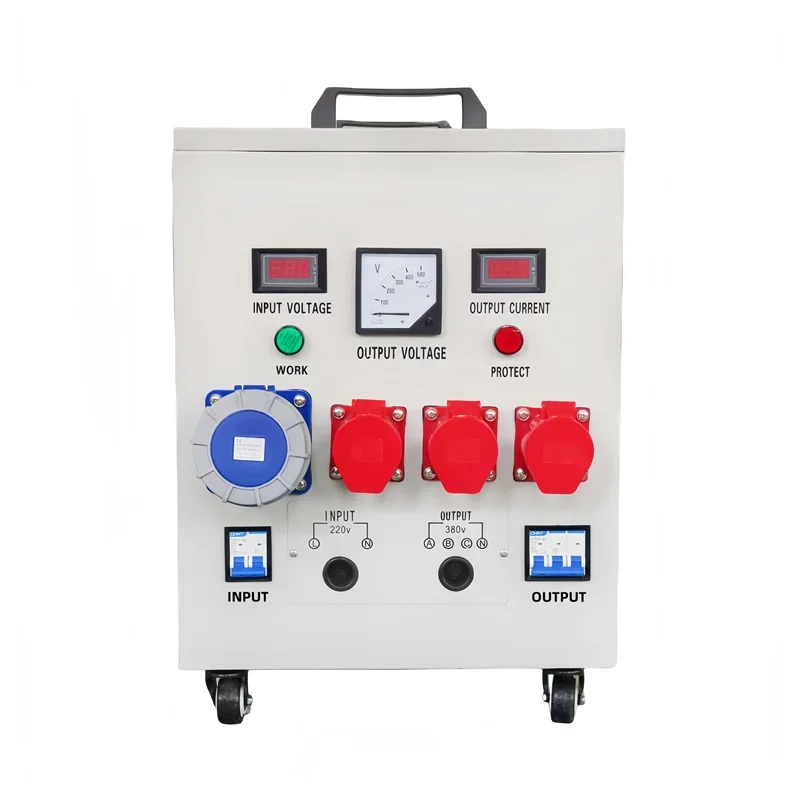 CE 1 Phase 220v to 3 Phase 380v Phase Converters Transformer 10kw 15kw
CE 1 Phase 220v to 3 Phase 380v Phase Converters Transformer 10kw 15kw
