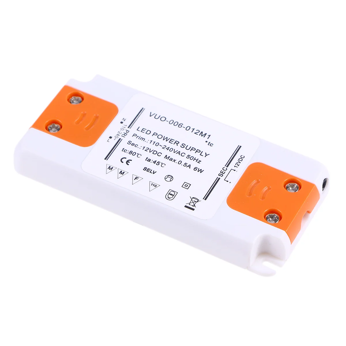 12V 6W LED Driver Converter Ultra-slim 05A Driver for LED Bulb Light (White)
12V 6W LED Driver Converter Ultra-slim 05A Driver for LED Bulb Light (White)