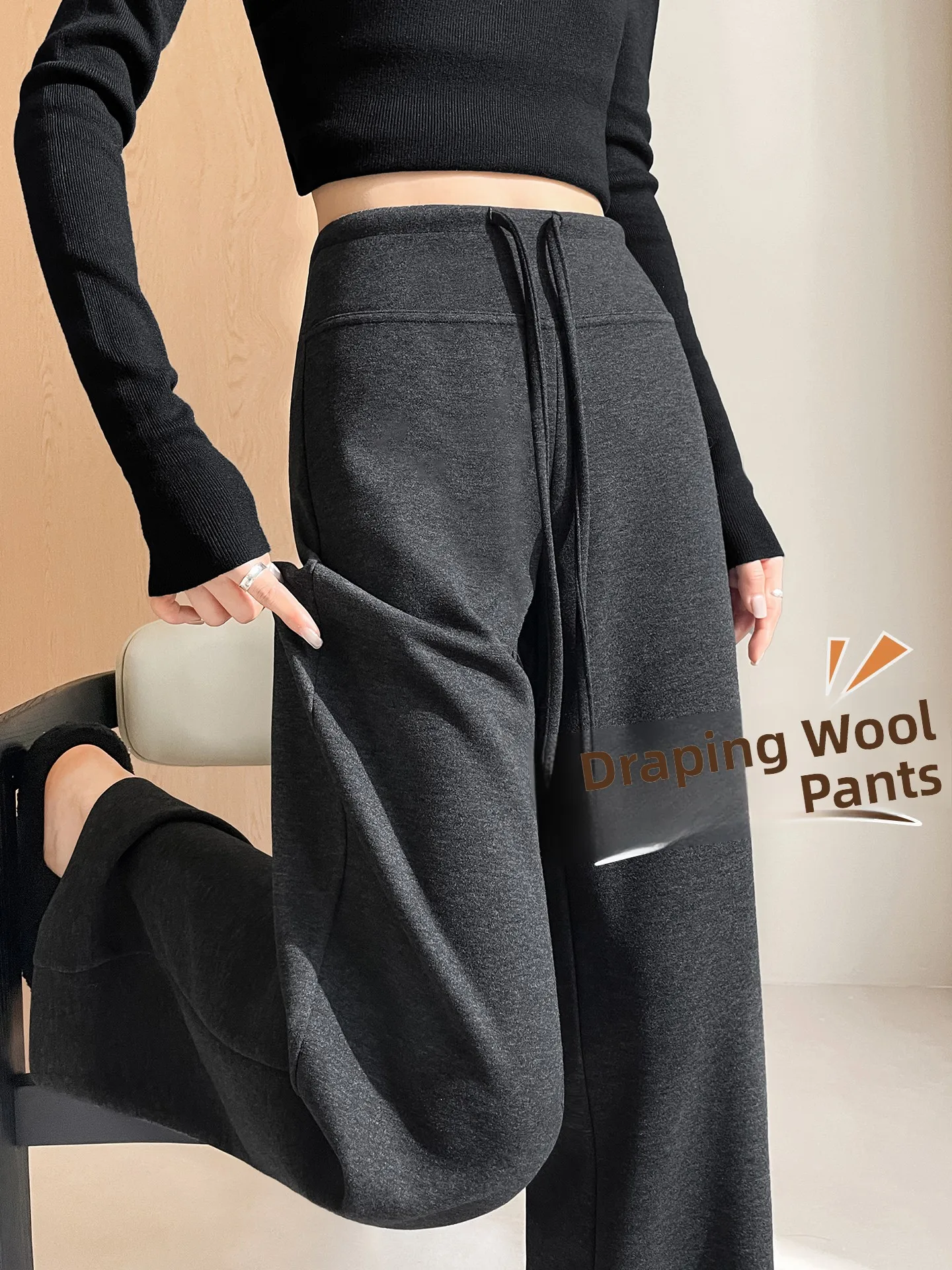 Женские утепленные брюки Deep ey Slim Fit для йоги, осенне-зимние, новые, широкие, из шерсти, на флисовой подкладке, спортивные, повседневные
Женские утепленные брюки Deep ey Slim Fit для йоги, осенне-зимние, новые, широкие, из шерсти, на флисовой подкладке, спортивные, повседневные