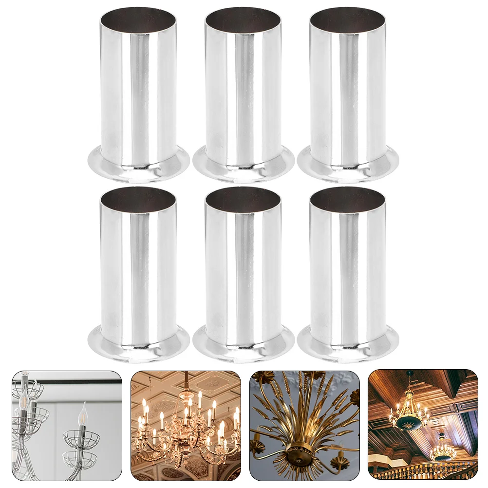 6 Pcs Sleeve Chandelier Casing Rechargeable Light Bulb Double Iron Lighting Fixture Socket
6 Pcs Sleeve Chandelier Casing Rechargeable Light Bulb Double Iron Lighting Fixture Socket