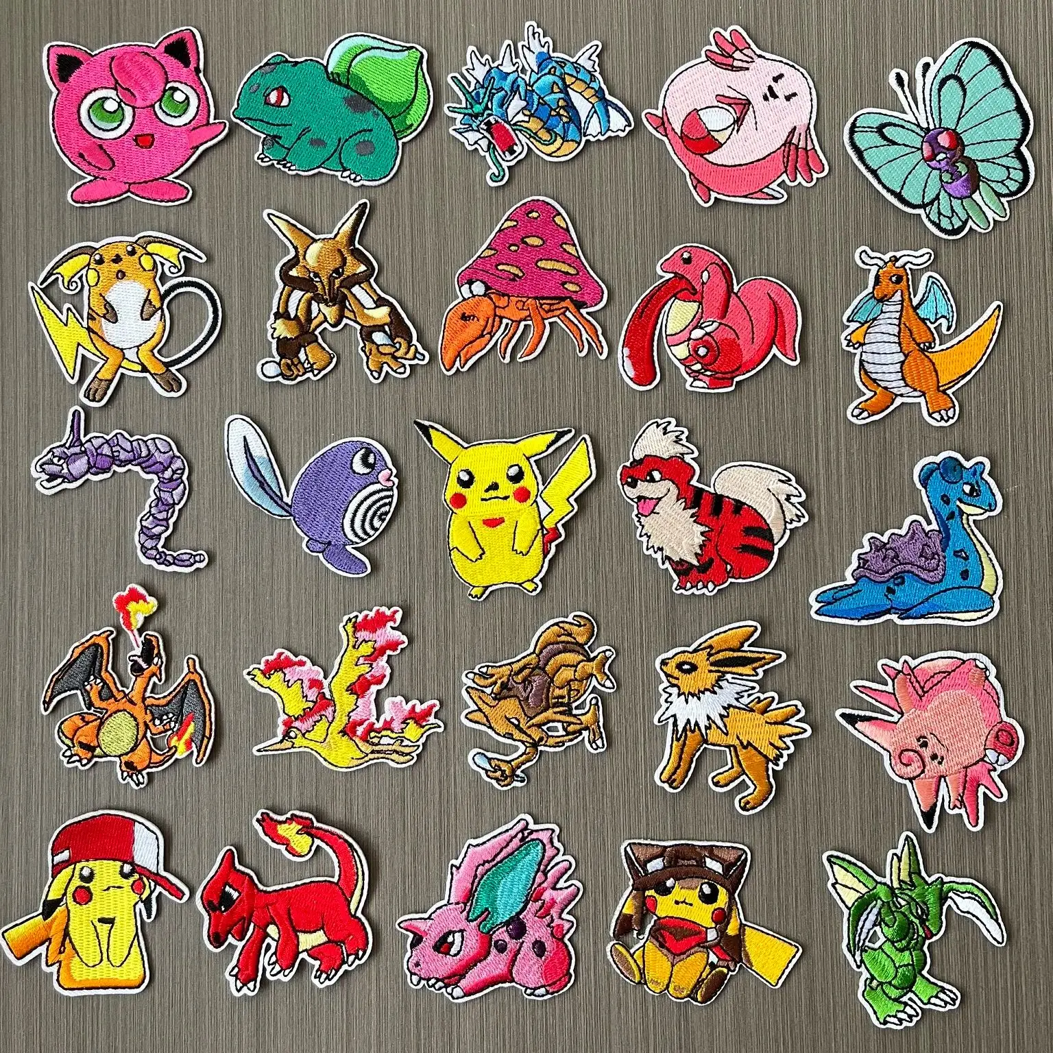 25Pcs Cartoon Pokémon Pikachu Game Anime Monster Character DIY for Sew Clothing Ironing Embroidery Patch Coat Hat Stickers
25Pcs Cartoon Pokémon Pikachu Game Anime Monster Character DIY for Sew Clothing Ironing Embroidery Patch Coat Hat Stickers