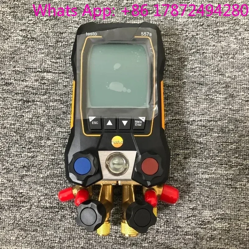 Testo 557s Smart Vacuum Kit-4 Valves Bluetooth Smart Digital Manifold Gauge Wireless Vacuum Clamp Temperature Probes 0564 5571
Testo 557s Smart Vacuum Kit-4 Valves Bluetooth Smart Digital Manifold Gauge Wireless Vacuum Clamp Temperature Probes 0564 5571