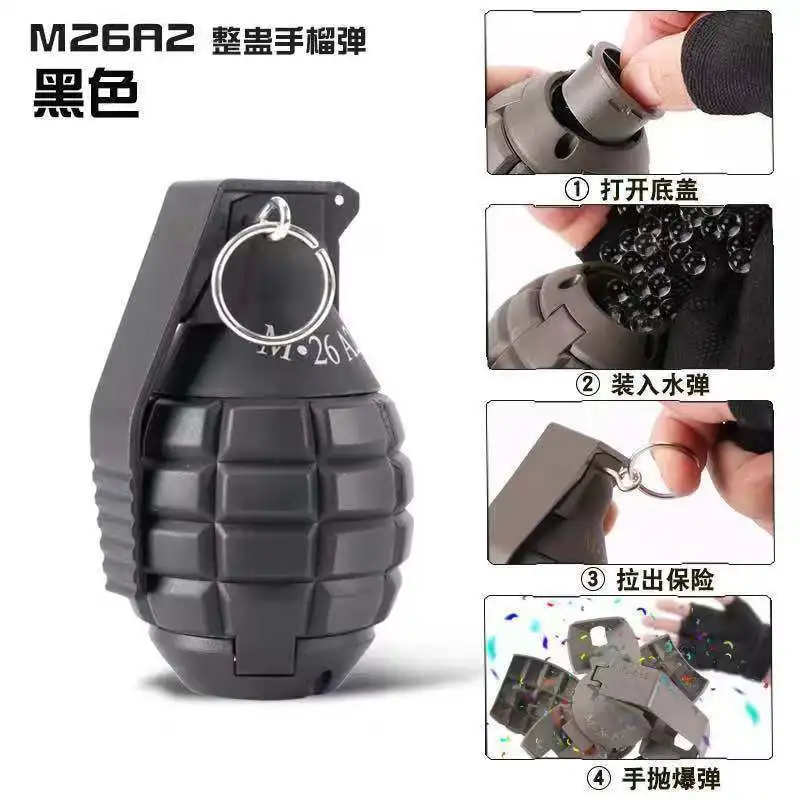 M26A2 Airsoft Grenade Toys1/ 2pcs Tactical Grenade Plastic Battle Game Toy Hand Grenades Pull Ring Toys Role Play Model Prop
M26A2 Airsoft Grenade Toys1/ 2pcs Tactical Grenade Plastic Battle Game Toy Hand Grenades Pull Ring Toys Role Play Model Prop