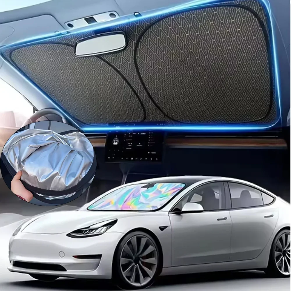 Foldable Windshield Sun Shade Extra-Large Full Coverage Car Interior Sun Visor Summer UV-Reflective Cooling Sun Protection Cover
Foldable Windshield Sun Shade Extra-Large Full Coverage Car Interior Sun Visor Summer UV-Reflective Cooling Sun Protection Cover