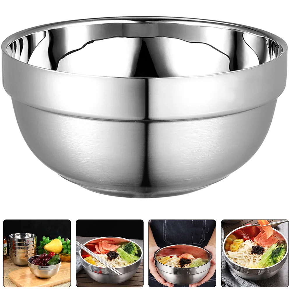 Stainless Steel 20Cm Round Metal Mixing Serving Bowl For Salad Ramen Noodle Dessert Kitchen Food Accessories
Stainless Steel 20Cm Round Metal Mixing Serving Bowl For Salad Ramen Noodle Dessert Kitchen Food Accessories
