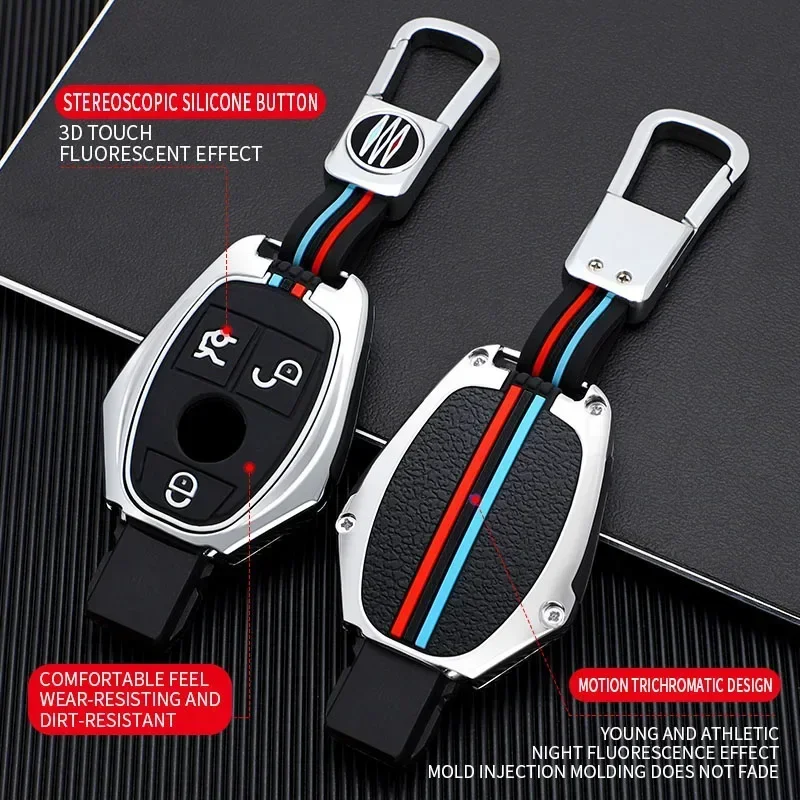 Zinc Alloy Full Silicone Car Key Case Cover For Mercedes Benz A B C E Class GLS GLA GLK GLC CLS CLA AMG W204 W205 W212 W463 W176
Zinc Alloy Full Silicone Car Key Case Cover For Mercedes Benz A B C E Class GLS GLA GLK GLC CLS CLA AMG W204 W205 W212 W463 W176